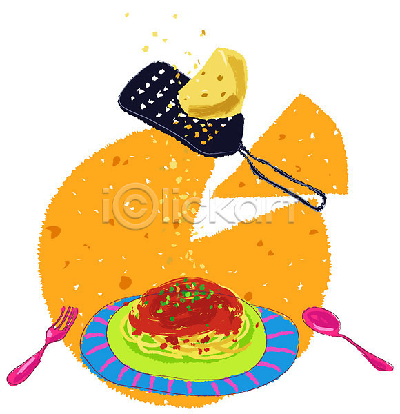 사람없음 EPS 생활아이콘 아이콘 강판 백그라운드 서양음식 세로 숟가락 스파게티 음식 접시 조각 조각(피스) 주방 주방용품 치즈 포크