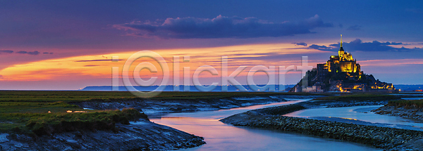 JPG 포토 해외이미지 섬 파노라마 프랑스 해외202008 해외포토 해일