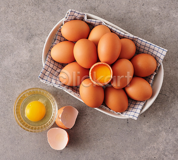 신선 사람없음 JPG 포토 하이앵글 계란 계란껍데기 노른자 단백질 스튜디오촬영 식재료 실내 여러개 유기농 접시 회색배경