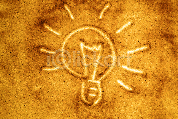 아이디어 사람없음 JPG 포토 해외이미지 그림 모래 빛 샌드아트 예술 전구모양