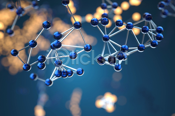 사람없음 3D JPG 포토 해외이미지 DNA 그래픽 기하학 백그라운드 블러 생물학 선 연결 원자 원형 파란색 해외202009 화학