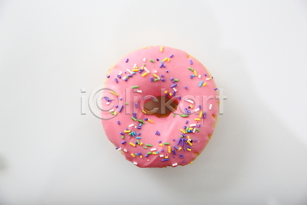 달콤 사람없음 JPG 포토 해외이미지 도넛 분홍색 해외202009 흰배경
