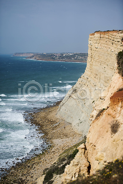 사람없음 JPG 포토 해외이미지 대서양 바다 유럽 자연 절벽 포르투갈 풍경(경치) 해외202009