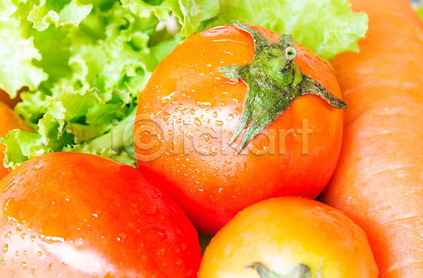 신선 사람없음 JPG 포토 해외이미지 건강 건강관리 당근 빨간색 상추 샐러드 식물 오렌지 채소 초록색 토마토 해외202009