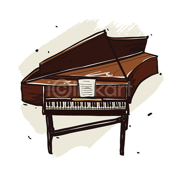 사람없음 EPS 아이콘 엔틱아이콘 건반 건반악기 악기 악보 오브젝트 음악 피아노(악기)