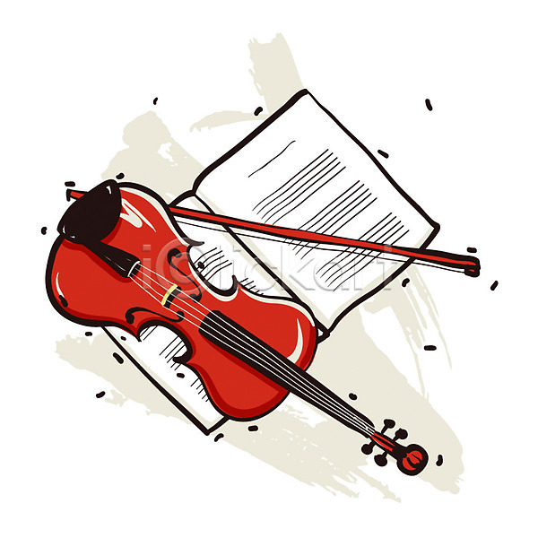 사람없음 EPS 아이콘 엔틱아이콘 바이올린 악기 악보 오브젝트 음악 책 현악기 활