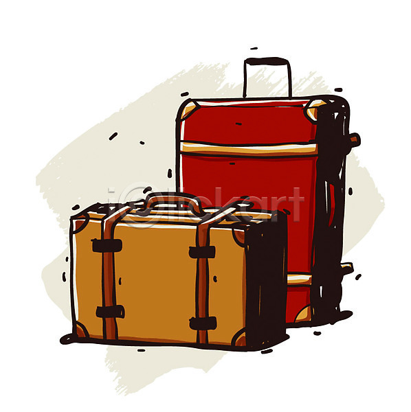 사람없음 EPS 아이콘 엔틱아이콘 가방 여행 여행가방 오브젝트 잡화 캐리어