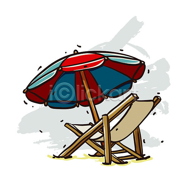 사람없음 EPS 아이콘 엔틱아이콘 놀이용품 바캉스 생활용품 여름휴가 오브젝트 의자 파라솔 해변 해수욕