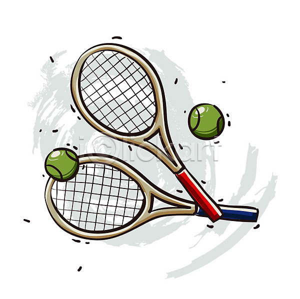 사람없음 EPS 아이콘 엔틱아이콘 레저 레포츠 스포츠 스포츠용품 오브젝트 운동기구 테니스 테니스공 테니스라켓