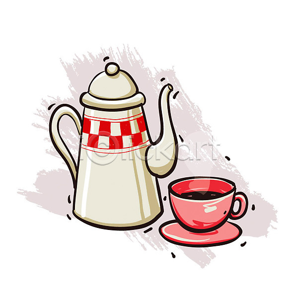 사람없음 EPS 아이콘 엔틱아이콘 잔 접시 주전자 차(음료) 찻잔 찻주전자 커피 커피잔 컵