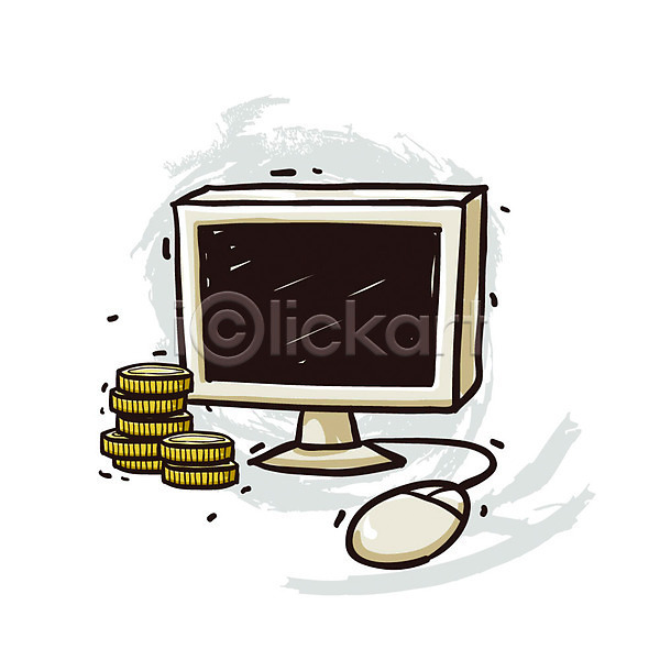 사람없음 EPS 아이콘 엔틱아이콘 경제 금융 돈 동전 마우스 모니터 스크린 오브젝트 컴퓨터 컴퓨터용품