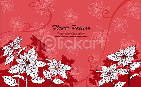 사람없음 EPS 실루엣 일러스트 겨울 겨울배경 계절 꽃 꽃무늬 꽃백그라운드 꽃잎 무늬 백그라운드 빨간색 사계절 식물 자연 컬러 패턴 포인세티아 플라워패턴