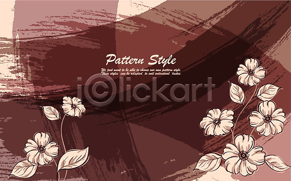 사람없음 EPS 일러스트 템플릿 꽃 꽃백그라운드 디자인 백그라운드 붓터치 식물 식물백그라운드 잎 자연 줄기 패턴