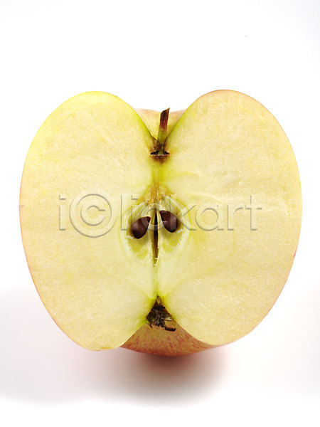 사람없음 JPG 포토 과일 농작물 누끼 단면 백그라운드 사과(과일) 스튜디오촬영 식물 실내 열매 음식