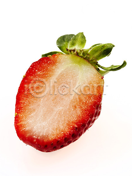 사람없음 JPG 포토 과일 농작물 누끼 단면 딸기 백그라운드 스튜디오촬영 식물 실내 열매 음식 제철과일