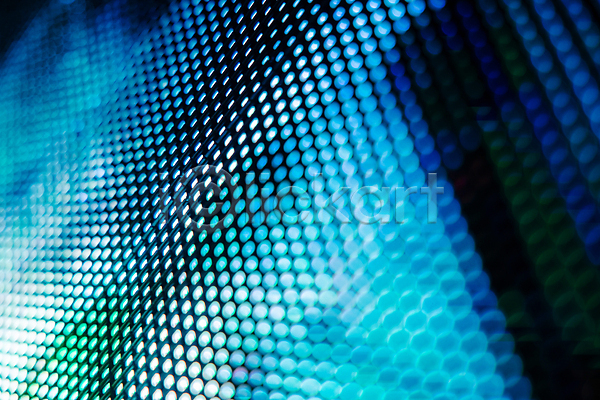 사람없음 JPG 포토 해외이미지 LED 다이오드 백그라운드 스크린 점 추상 파란색 해외202009 혼합