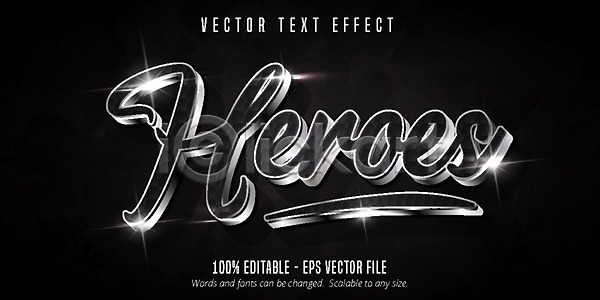 3D EPS 일러스트 해외이미지 경사 공상 광택 금속 단어 만화 미술 빛 스타일 알파벳 영웅 영화 영화관 은색 자동 타이포그라피 텍스트 편지 편집 프리미엄 해외202009 해외일러스트 회색 효과