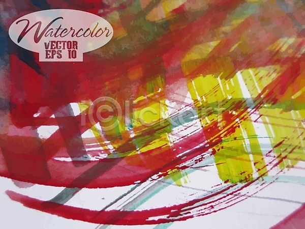 사람없음 EPS 일러스트 해외이미지 그림 미술 백그라운드 수채화(물감) 추상 해외202009