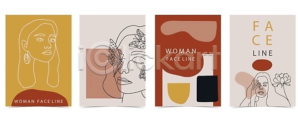 사람 여자 EPS 일러스트 템플릿 해외이미지 갈색 검은색 그래픽 그림 기하학 덮개 미니멀 백그라운드 벽지 빨간색 선 소셜 손 스타일 신용카드 심볼 심플 얼굴 엘리먼트 엽서 오렌지 우주 유행 입술 증명서 질감 추상 패턴 플랫 해외202009 해외일러스트 화장품