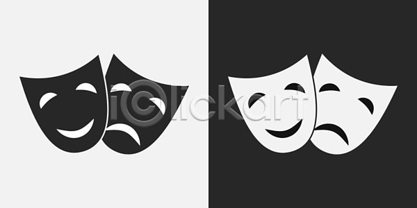 슬픔 아이디어 행복 EPS 실루엣 일러스트 템플릿 해외이미지 가면 가면무도회 공백 그래픽 그림 극장 놀이 드라마 디자이너 디자인 레이아웃 모양 미술 발표 배우 비극 사인 손그림 스케치 스타일 심볼 심플 얼굴 엘리먼트 연극 웃음 윤곽 장식 커튼 컨셉 플랫 해외202009 해외일러스트 흰색