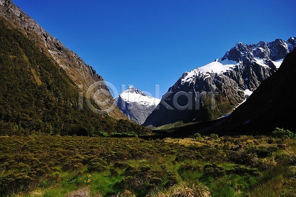 상쾌 여유 사람없음 JPG 포토 뉴질랜드 산 야외 초원(자연) 펨브로크피크 풍경(경치)