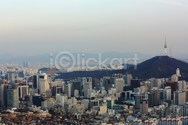 사람없음 JPG 건물 남산 남산타워 도시 도시풍경 백그라운드 빌딩 산 서울 야외 탑 풍경(경치) 하늘 한국