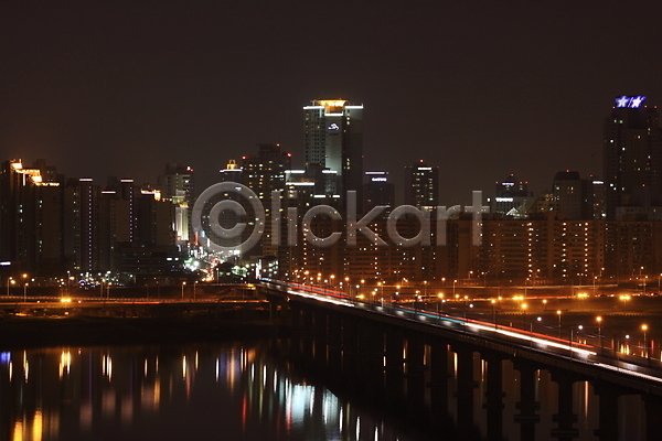 사람없음 JPG 강 건물 다리(건축물) 도로 도시 도시풍경 백그라운드 빌딩 빛 서울 야경 야외 잠실대교 조명 풍경(경치) 한강 한국