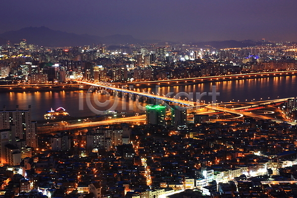 사람없음 JPG 강 건물 다리(건축물) 도로 도시 도시풍경 백그라운드 빌딩 빛 서울 야경 야외 영동대교 조명 풍경(경치) 한강 한국