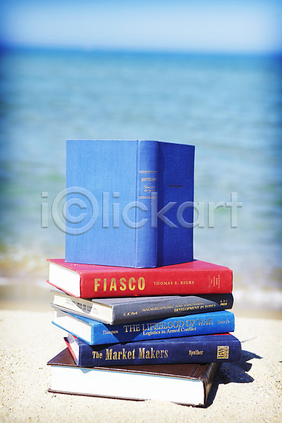 사람없음 JPG 포토 모래 모래사장 바다 야외 여름(계절) 주간 책 풍경(경치) 하늘 해변