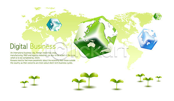 사람없음 EPS 일러스트 그래픽 그린에너지 디지털 디지털백그라운드 디지털비즈니스 백그라운드 비즈니스 새싹 세계지도 지구 초록색 큐브