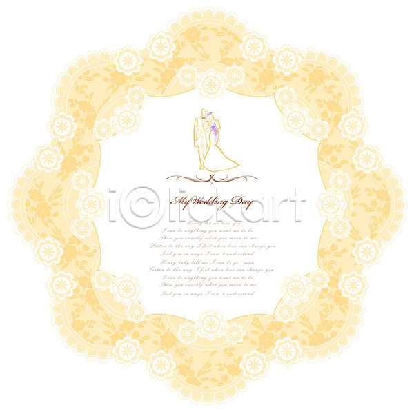 남자 두명 여자 EPS 카드템플릿 템플릿 결혼 꽃 꽃무늬 꽃백그라운드 선 신랑 신부(웨딩) 장식 청첩장 초대 카드(감사) 틀 프레임