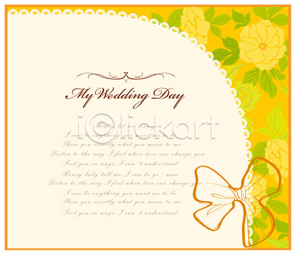 빈티지 사람없음 EPS 카드템플릿 템플릿 결혼 꽃무늬 꽃백그라운드 레이스(직물) 리본 청첩장 초대 카드(감사) 틀 프레임