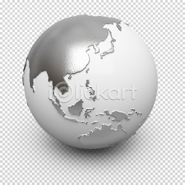 사람없음 3D PNG 입체 편집이미지 3D소스 글로벌 오브젝트 은색 지구 지구본 편집소스 회색
