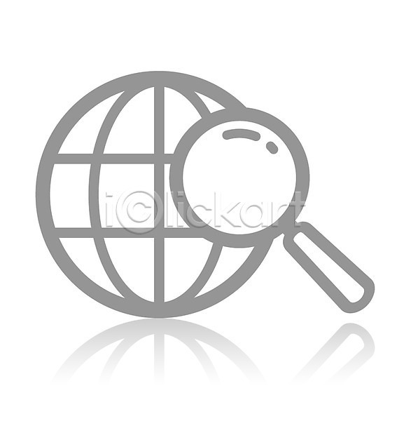 사람없음 EPS 아이콘 픽토그램아이콘 검색 돋보기 세계 심플 지구 픽토그램