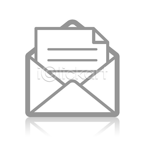 사람없음 EPS 아이콘 픽토그램아이콘 봉투 심플 오픈 우편물 편지 편지지 픽토그램