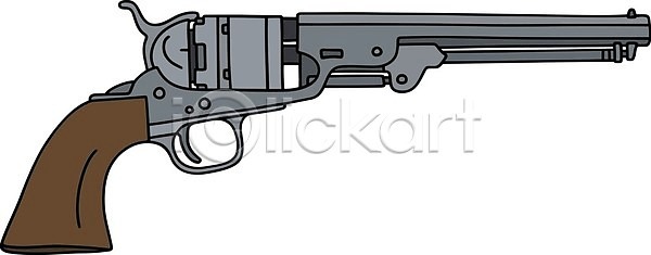 범죄 클래식 EPS 일러스트 해외이미지 경찰 군용 권총 리볼버 만화 무기 복고 서쪽 수확 옛날 육군 총 팔 해외202009 해외일러스트