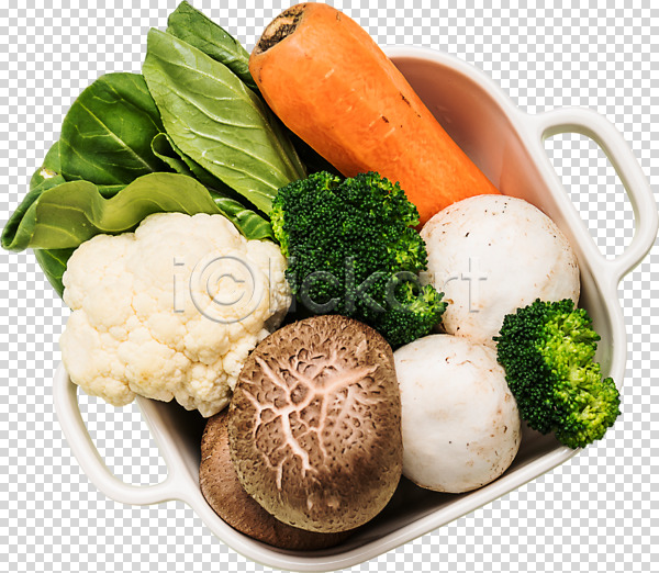 사람없음 PNG 편집이미지 건강 누끼 당근 버섯 브로콜리 유기농 접시 채소 편집소스
