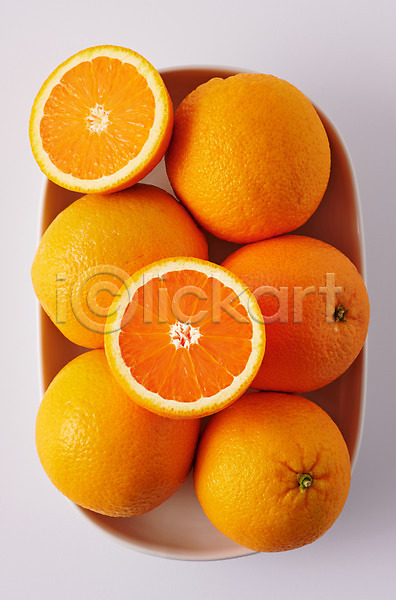 신선 사람없음 JPG 포토 하이앵글 과일 그릇 스튜디오촬영 실내 여러개 오렌지 접시 흰배경