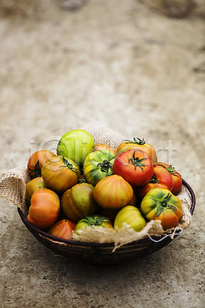 사람없음 JPG 포토 과채 농작물 담기 바구니 부산 야외 주간 토마토 특산물