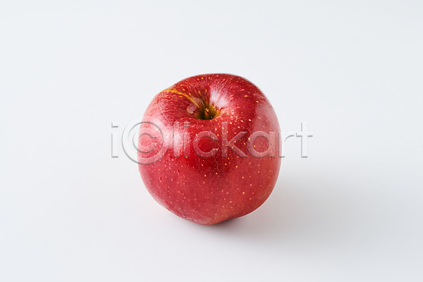 사람없음 JPG 포토 과일 사과 스튜디오촬영 식재료 실내 음식 한개 흰배경