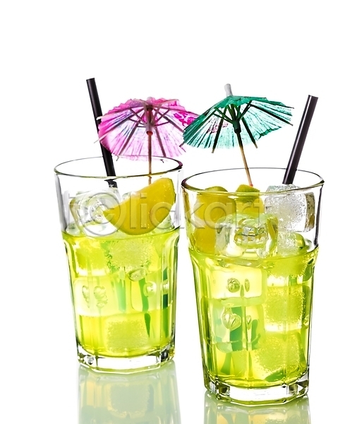 달콤 시원함 사람없음 JPG 포토 해외이미지 과일 라임 레몬 물 보드카 얼음 음료 주스 초록색 칵테일 컨셉 해외202004