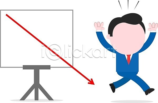 하락 남자 성인 성인남자한명만 한명 EPS 일러스트 해외이미지 달리기 비즈니스맨 전신 캐릭터 해외202004 화살표