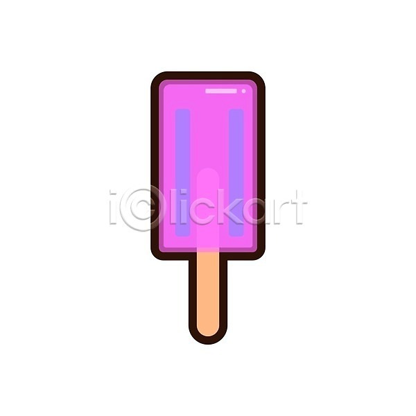 사람없음 EPS 일러스트 해외이미지 분홍색 아이스크림