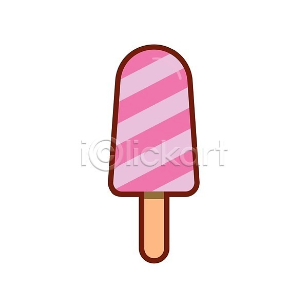 사람없음 EPS 일러스트 해외이미지 분홍색 아이스크림