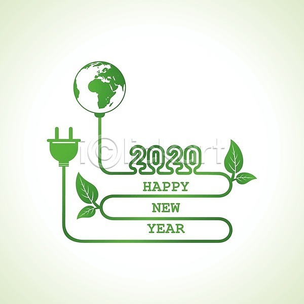 사람없음 EPS 일러스트 해외이미지 그린에너지 나무 배너 숫자 식물 심볼 에코 엽서 이벤트 잎 장식 지구 초록색 친환경 플러그 해외202004 해외202105 환경