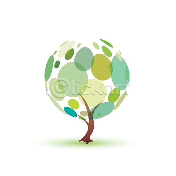 사람없음 EPS 일러스트 해외이미지 나무 심볼 에코라이프 친환경 한그루 해외202004 해외202105