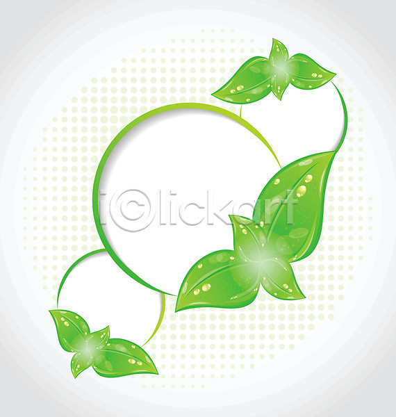 성장 사람없음 EPS 아이콘 일러스트 해외이미지 거품 그린에너지 바이오 배너 식물 에코 원형 잎 장식 초록색 친환경 해외202004 해외202105 환경