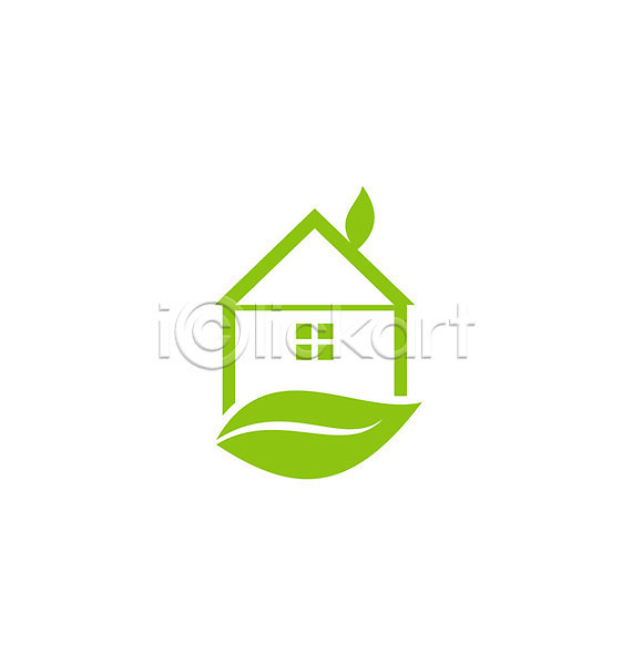 사람없음 EPS 아이콘 해외이미지 그린에너지 바이오 부동산 에코 잎 재활용 주택 초록색 친환경 해외202004