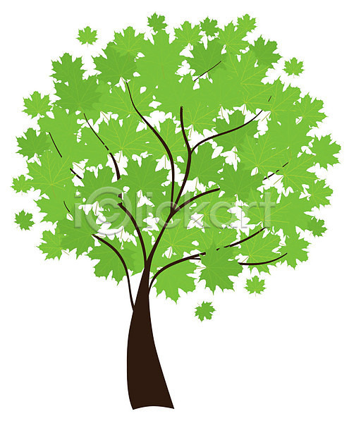 사람없음 EPS 실루엣 아이콘 일러스트 해외이미지 가을(계절) 나무 단풍 봄 숲 식물 오브젝트 잎 해외202004 해외202105