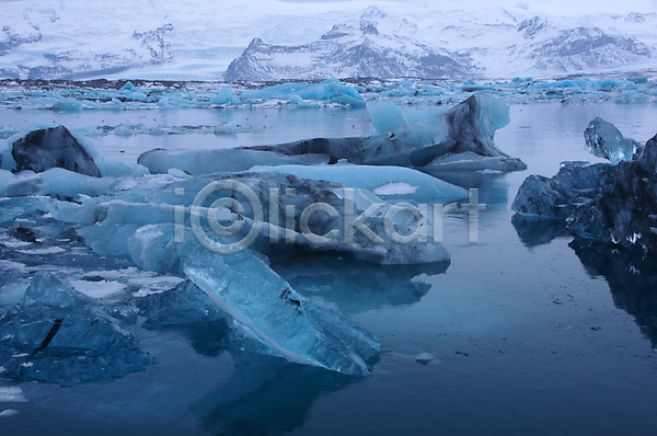 사람없음 JPG 포토 해외이미지 겨울 빙산 빙하 석호 아이슬란드 야외 자연 주간 풍경(경치) 해외202004